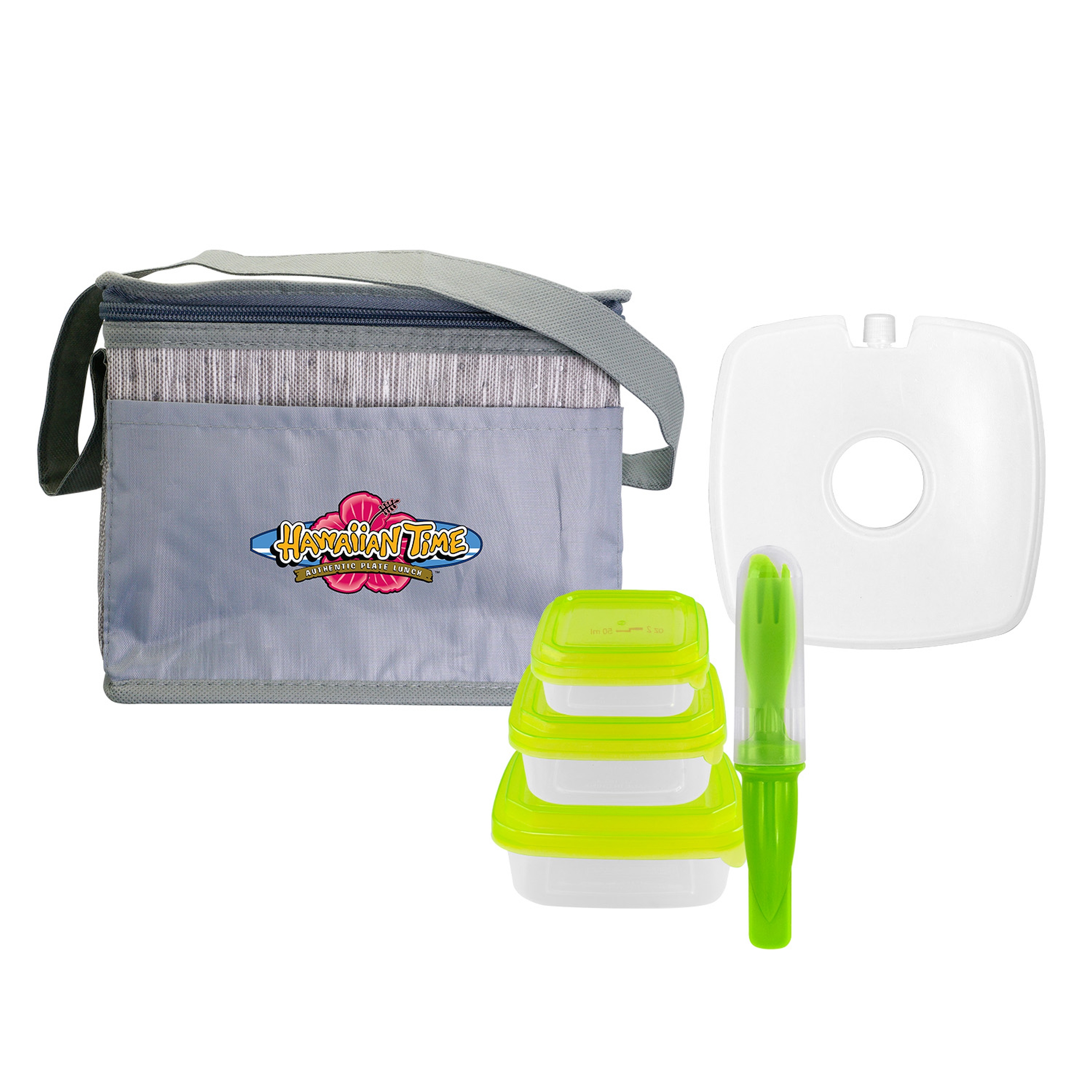 Gray Graph Chilled Lunch Set 1