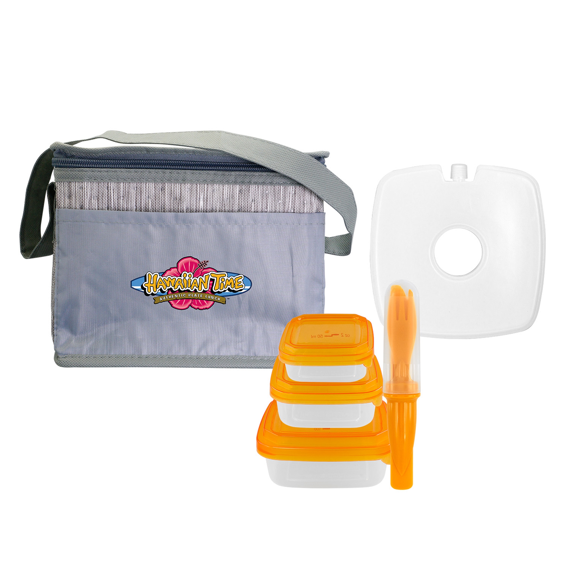 Gray Graph Chilled Lunch Set 1