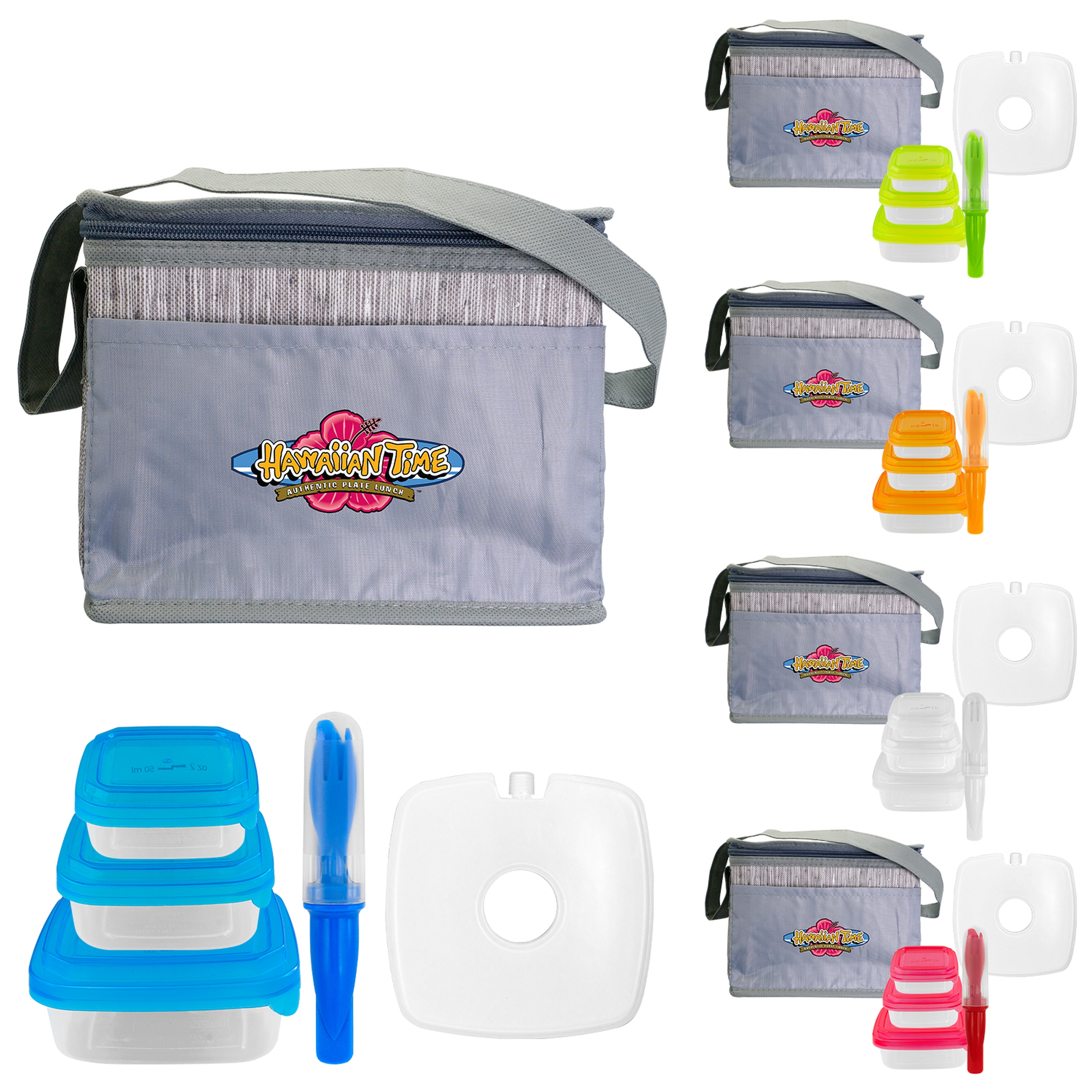 Gray Graph Chilled Lunch Set 1