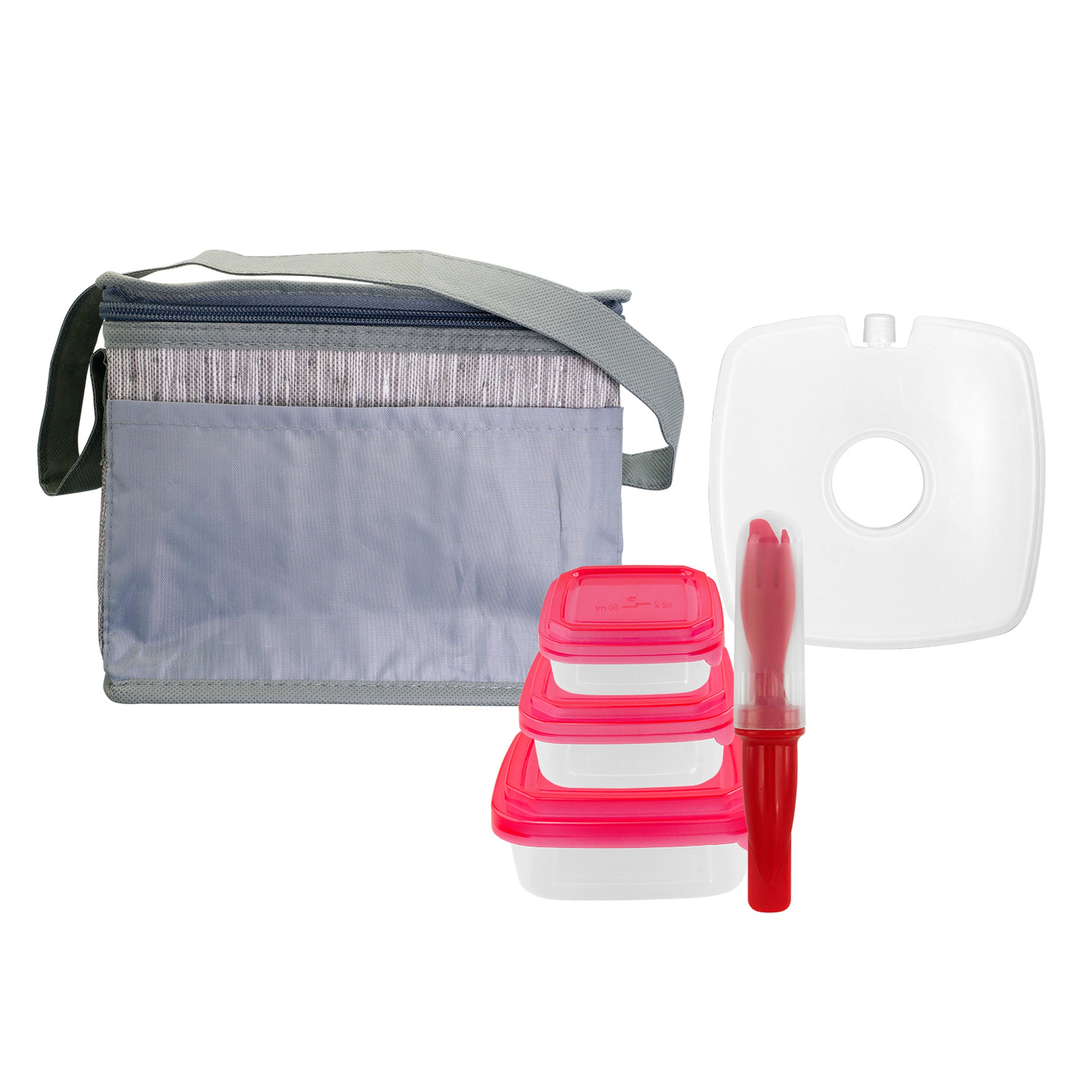 Gray Graph Chilled Lunch Set 1