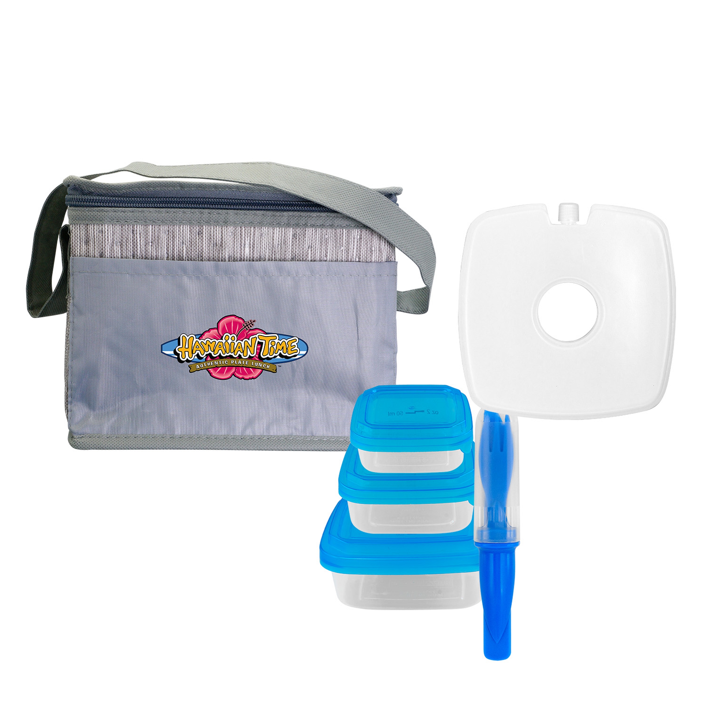 Gray Graph Chilled Lunch Set 1