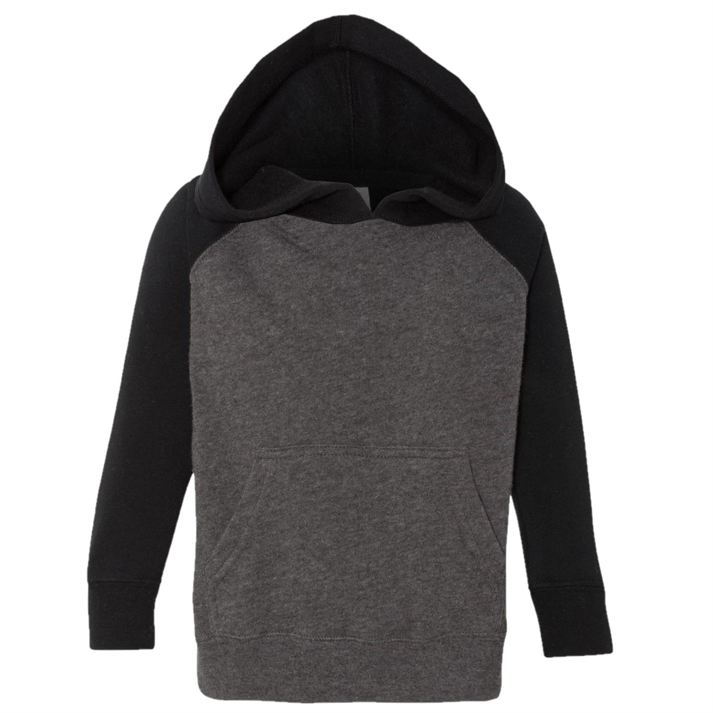 Independent Trading Co. Toddler Lightweight Blend Raglan Hooded Pullover 1