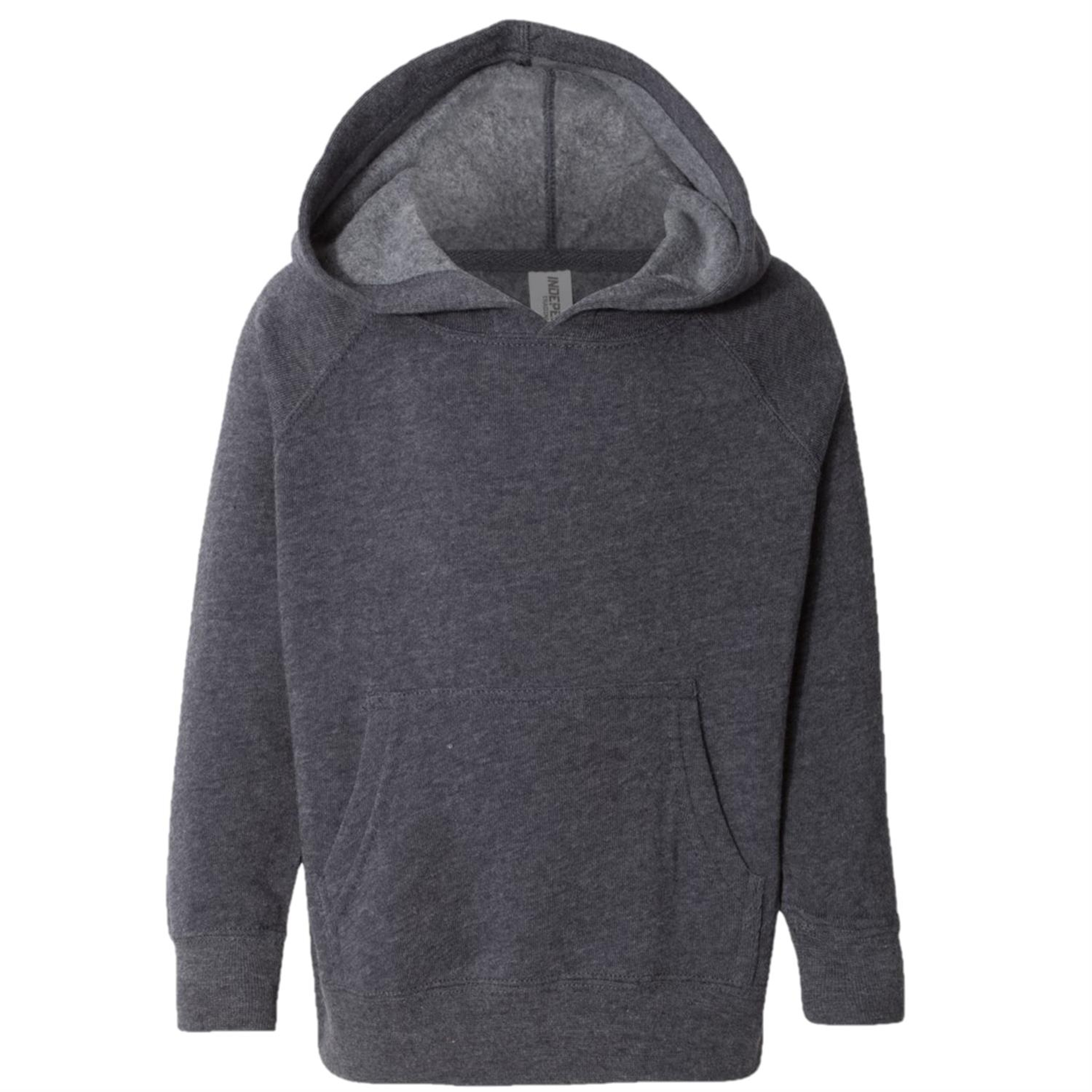 Independent Trading Co. Toddler Lightweight Blend Raglan Hooded Pullover 1