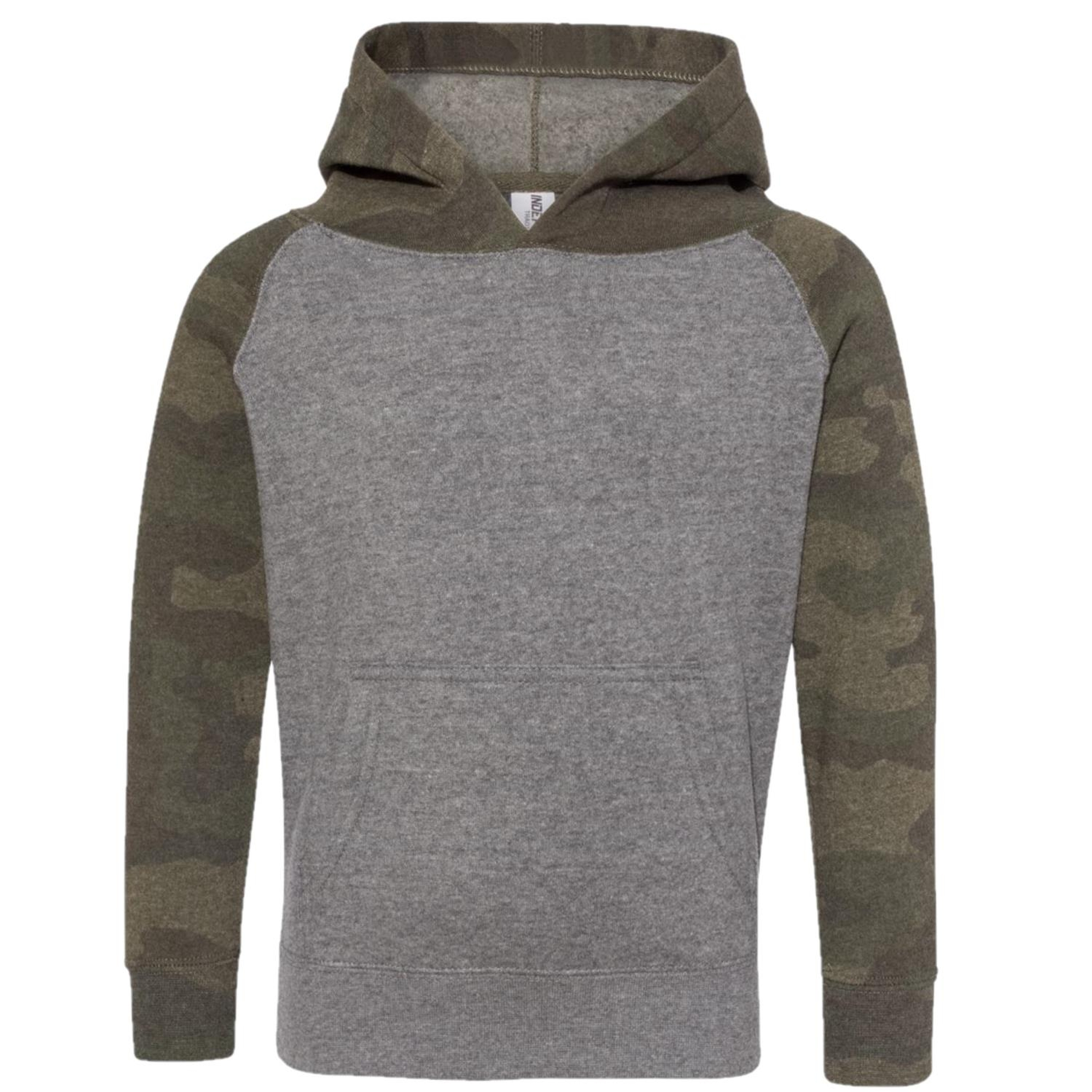 Independent Trading Co. Toddler Lightweight Blend Raglan Hooded Pullover 1