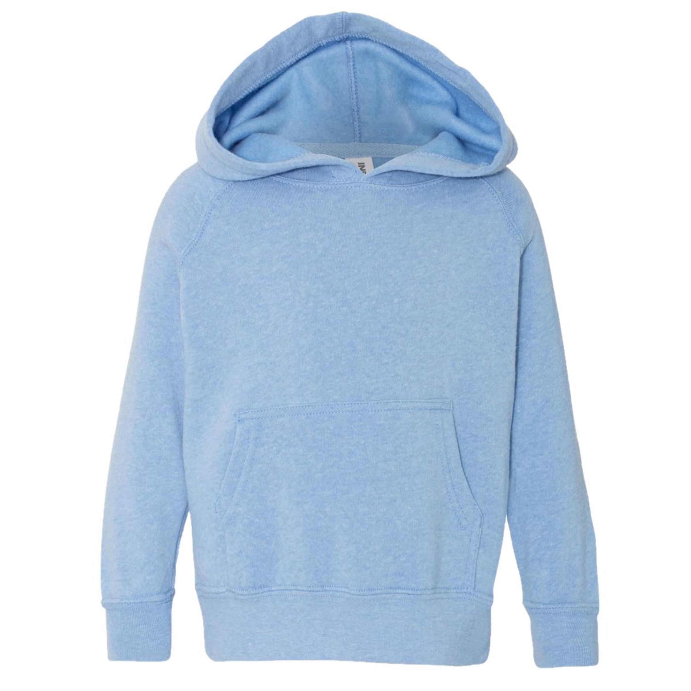 Independent Trading Co. Toddler Lightweight Blend Raglan Hooded Pullover 1