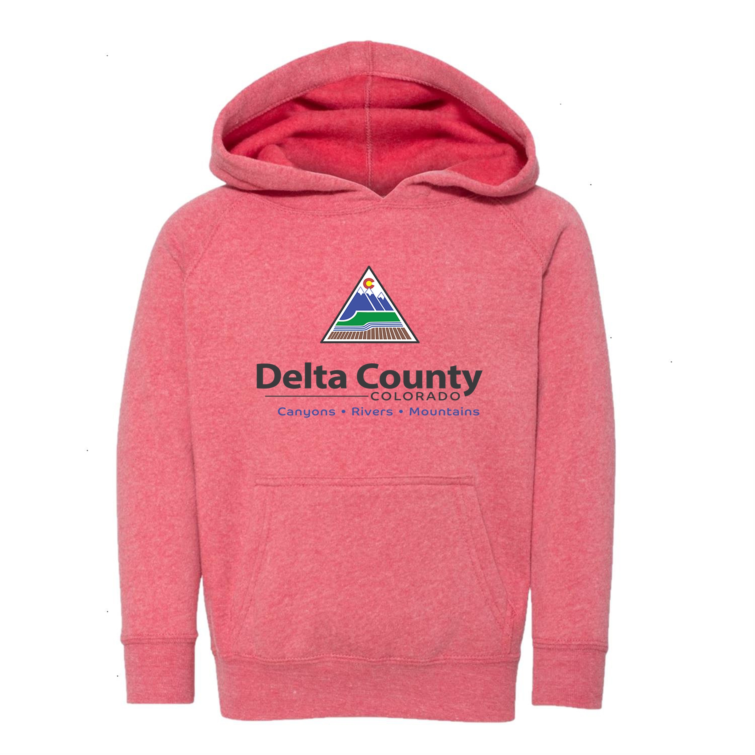 Independent Trading Co. Toddler Lightweight Blend Raglan Hooded Pullover 1
