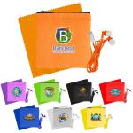 Colorful RPET Ear Bud & Cloth Set 1 Colorful RPET Ear Bud & Cloth Set 1