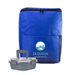 Sporty Recycled Lunch Box Set - Blue Sporty Recycled Lunch Box Set - Blue