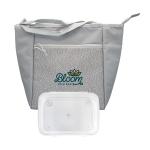 Speck Clip Top Lunch Tote Set - Gray Logo Speck Clip Top Lunch Tote Set - Gray Logo