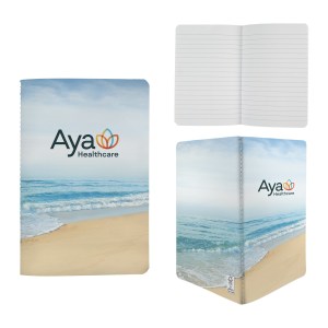 5" x 7" Seaside Sewn Paper Cover Notebook 1 5" x 7" Seaside Sewn Paper Cover Notebook 1