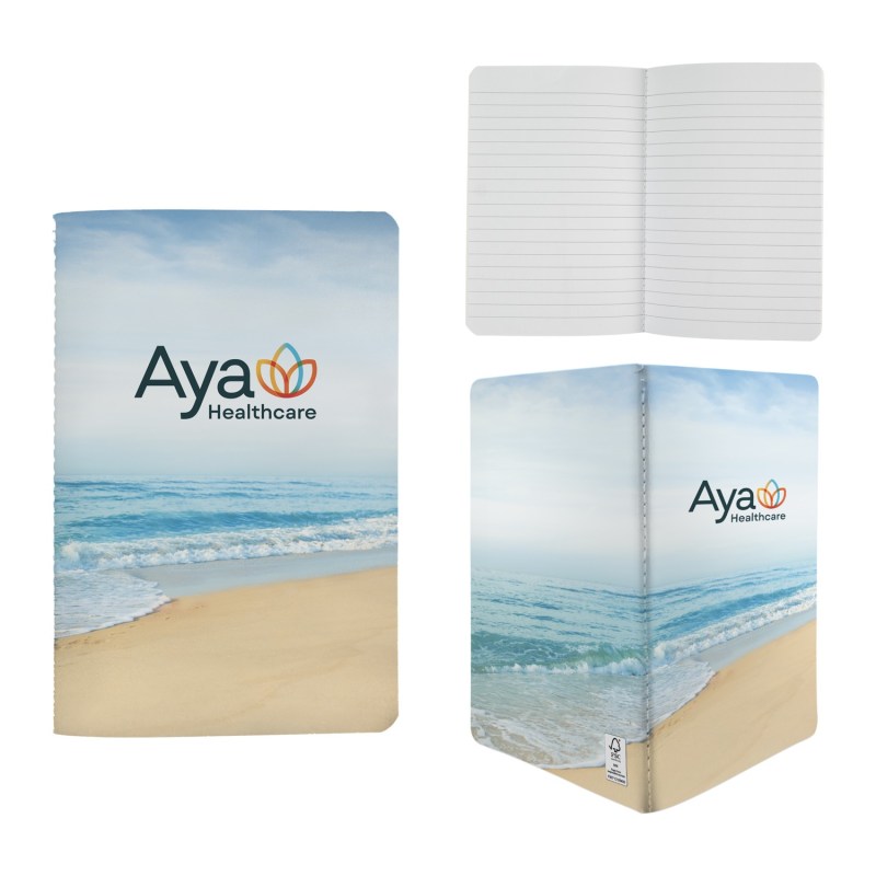 5" x 7" Seaside Sewn Paper Cover Notebook 1 5" x 7" Seaside Sewn Paper Cover Notebook 1