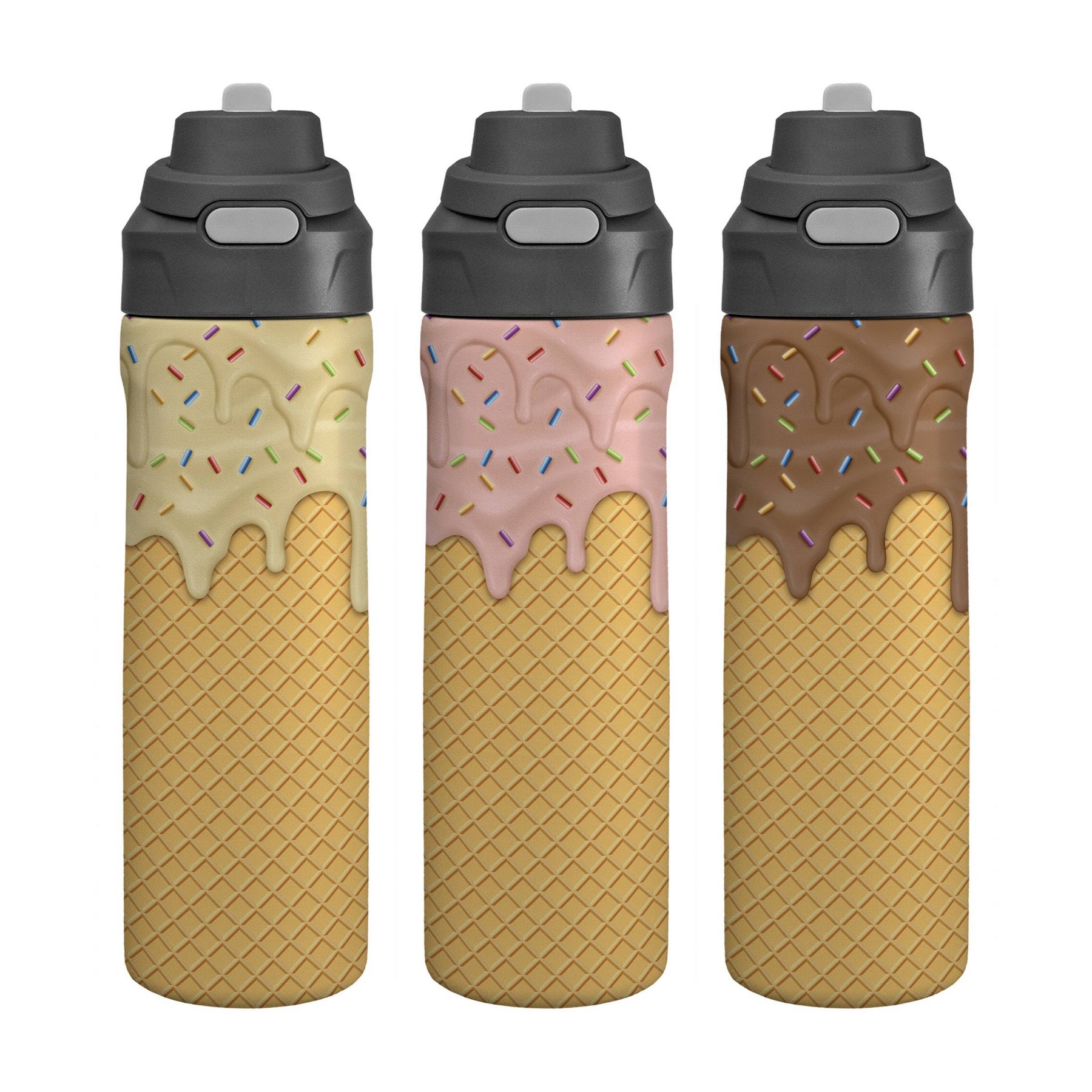 Pop Up 24 Oz. Recycled Ice Cream Bottle 1