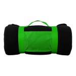 Rolled Up Recycled Blanket - Green Blank Rolled Up Recycled Blanket - Green Blank