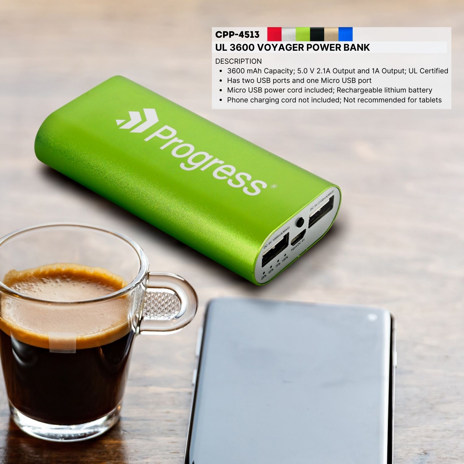 UL 3600 Voyager Power Bank 1