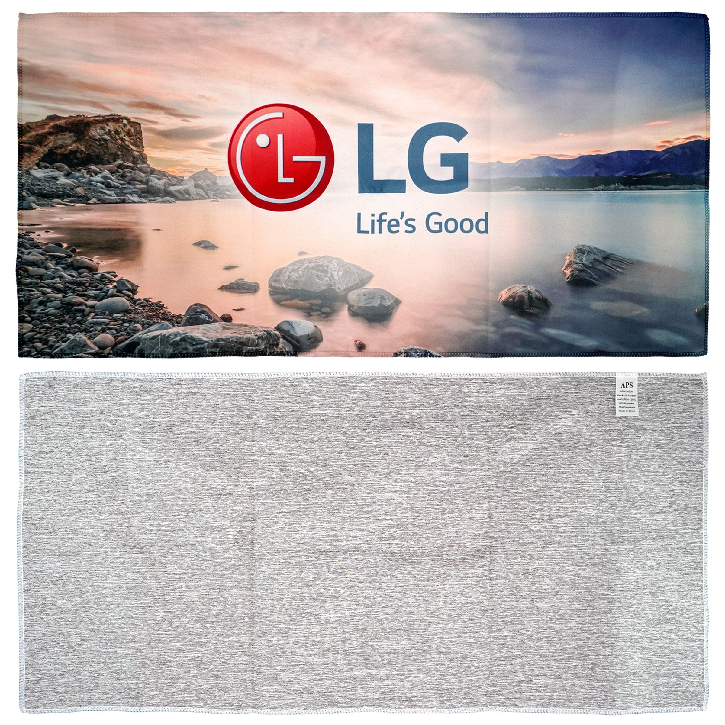 24 x 12 Heather Microfiber Towel 1