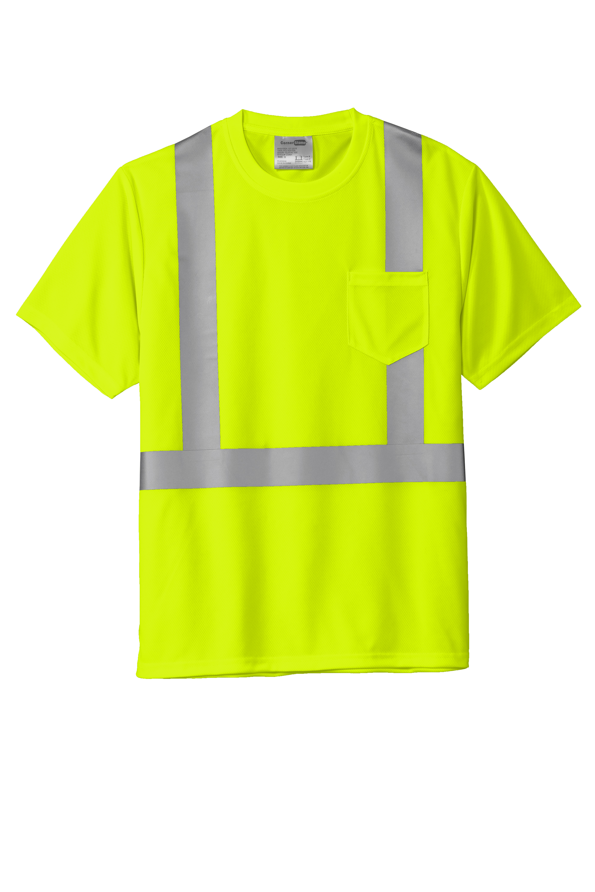 CornerStone® ANSI 107 Class 2 Mesh Tee 2