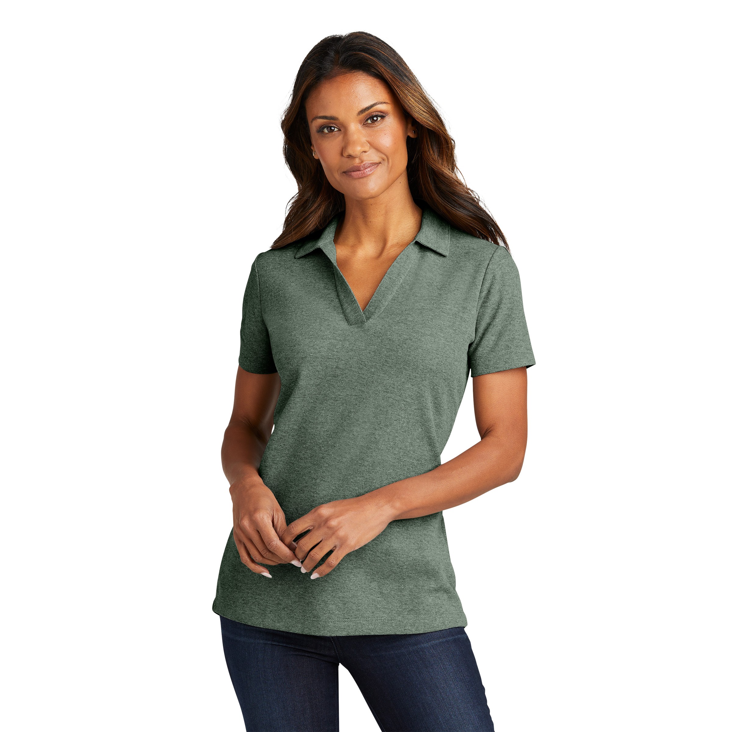 Port Authority® Ladies C-FREE ® Cotton Blend Pique Polo 2