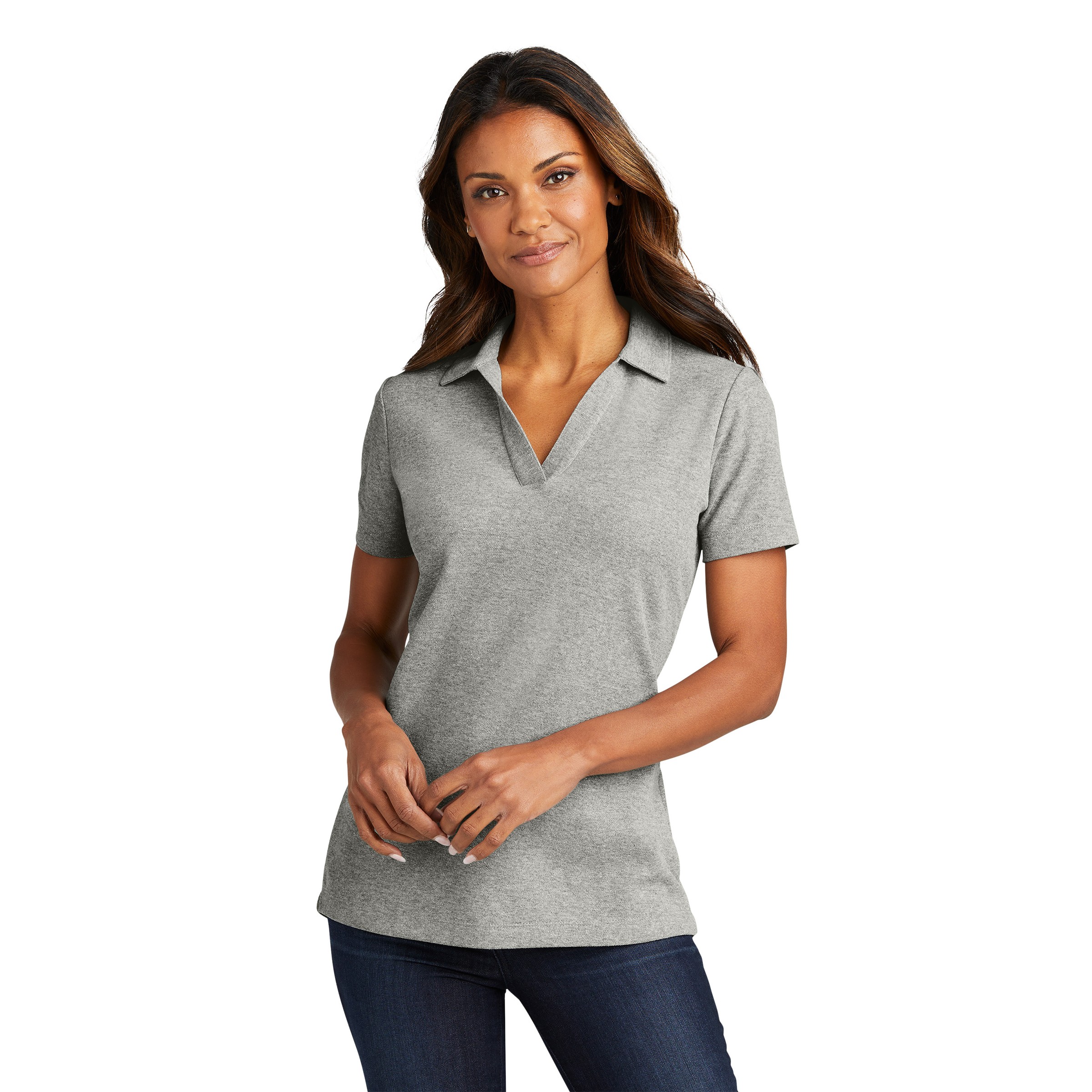 Port Authority® Ladies C-FREE ® Cotton Blend Pique Polo 2