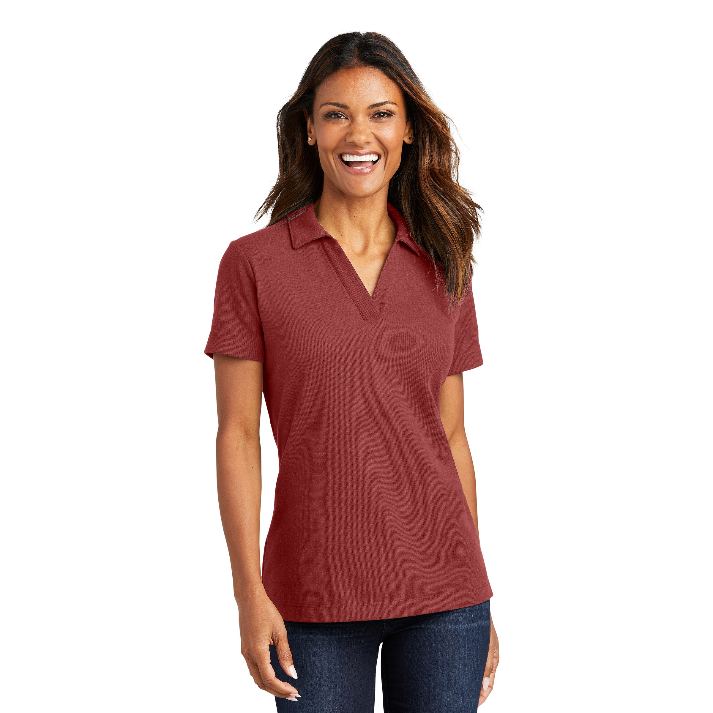 Port Authority® Ladies C-FREE ® Cotton Blend Pique Polo 2