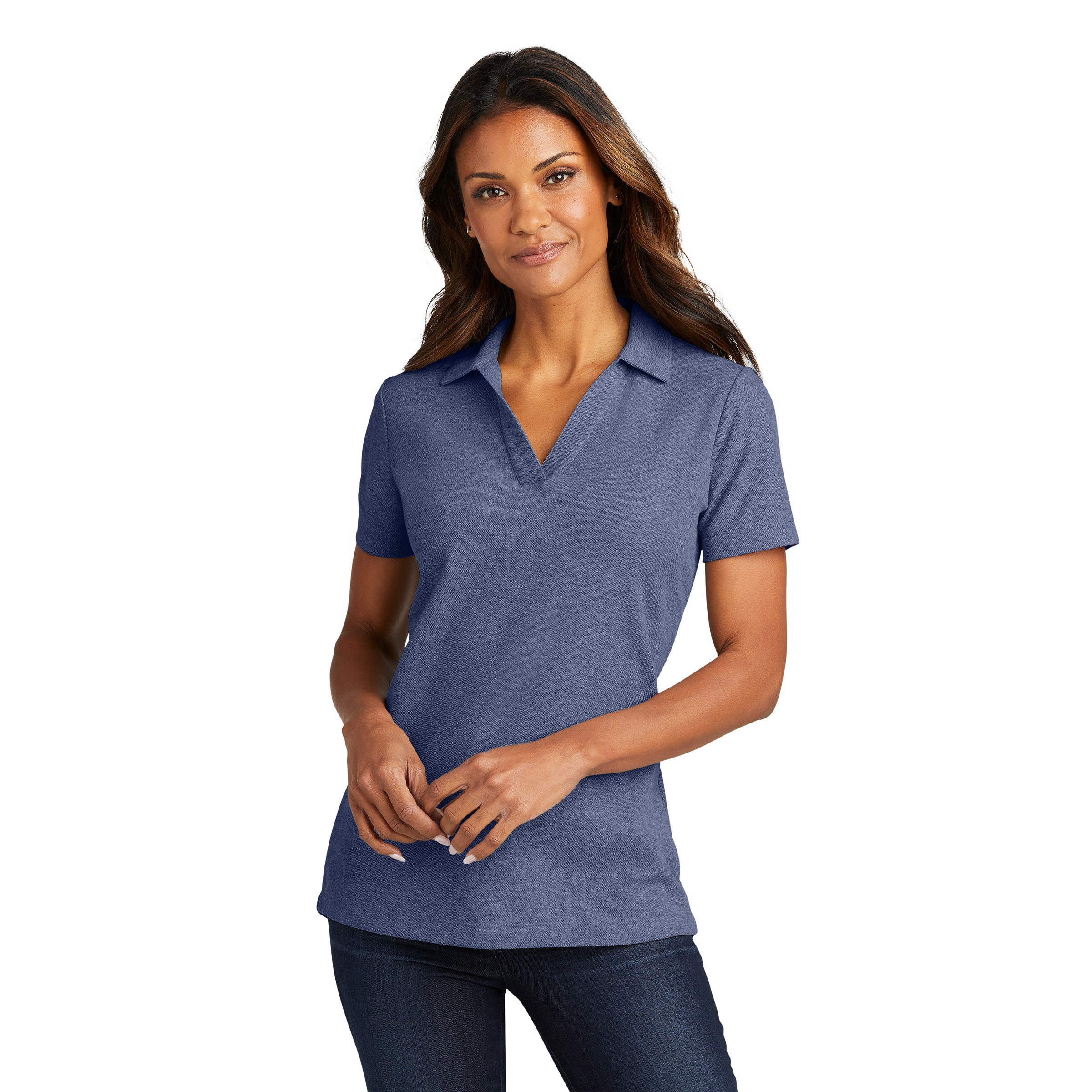 Port Authority® Ladies C-FREE ® Cotton Blend Pique Polo 2