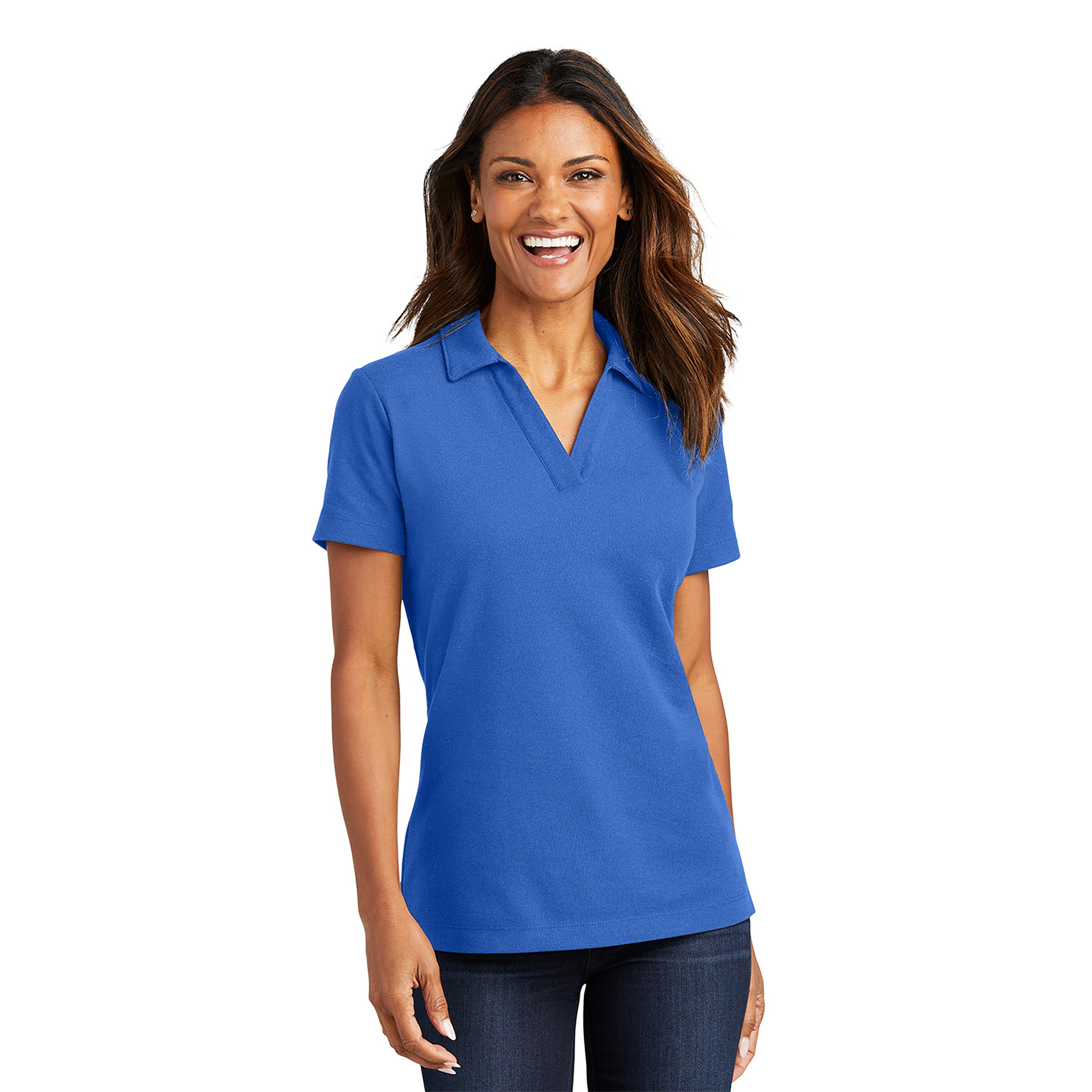 Port Authority® Ladies C-FREE ® Cotton Blend Pique Polo 2