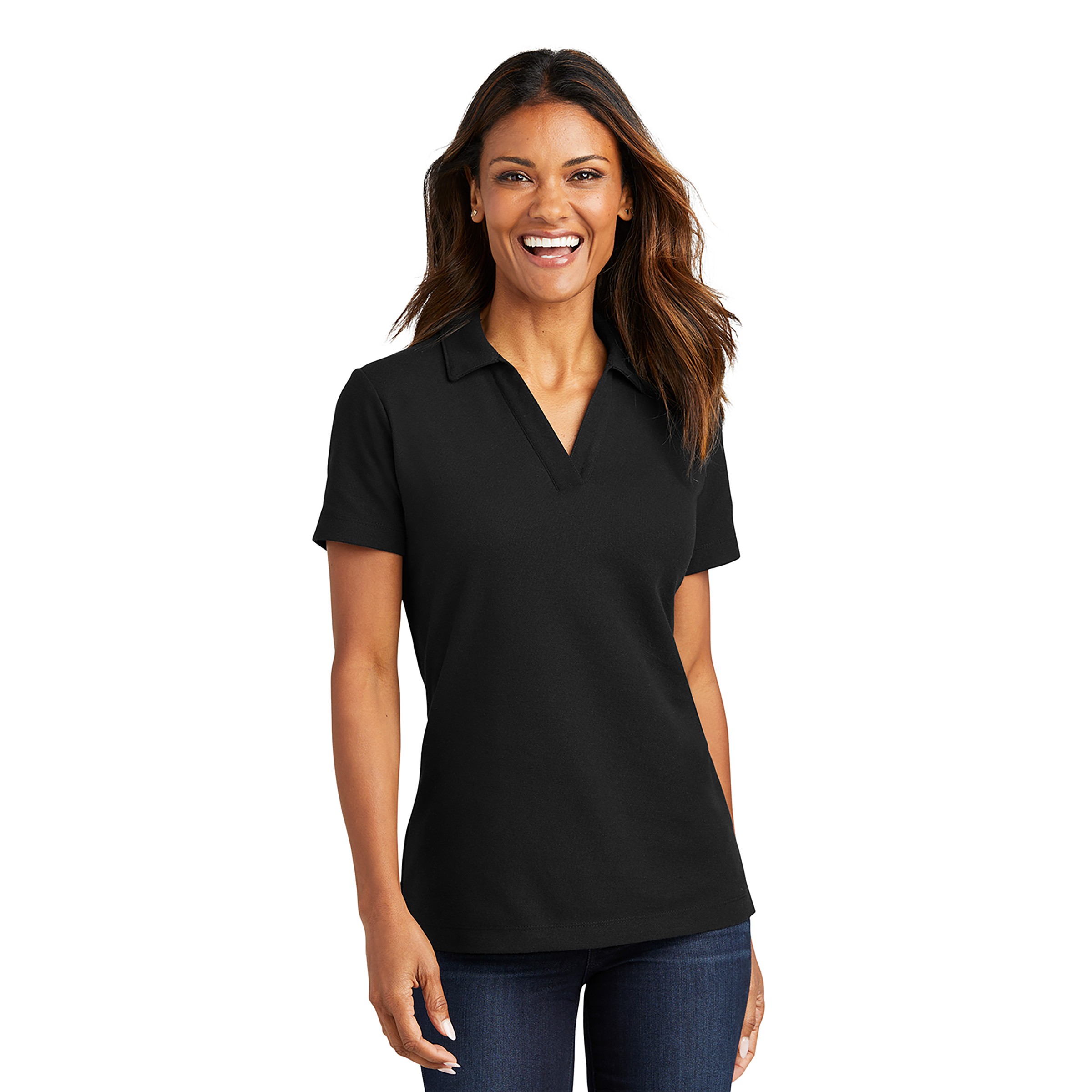 Port Authority® Ladies C-FREE ® Cotton Blend Pique Polo 2