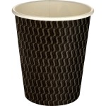 5 oz Full Color Wave Paper Cup - black 5 oz Full Color Wave Paper Cup - black