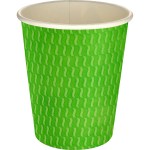 5 oz Full Color Wave Paper Cup - green 5 oz Full Color Wave Paper Cup - green