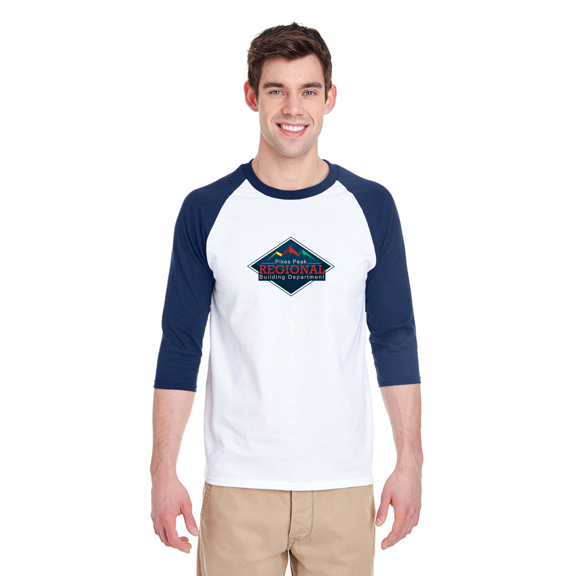 Gildan® Heavy Cotton™ Raglan Three-Quarter Sleeve T-Shirt 1