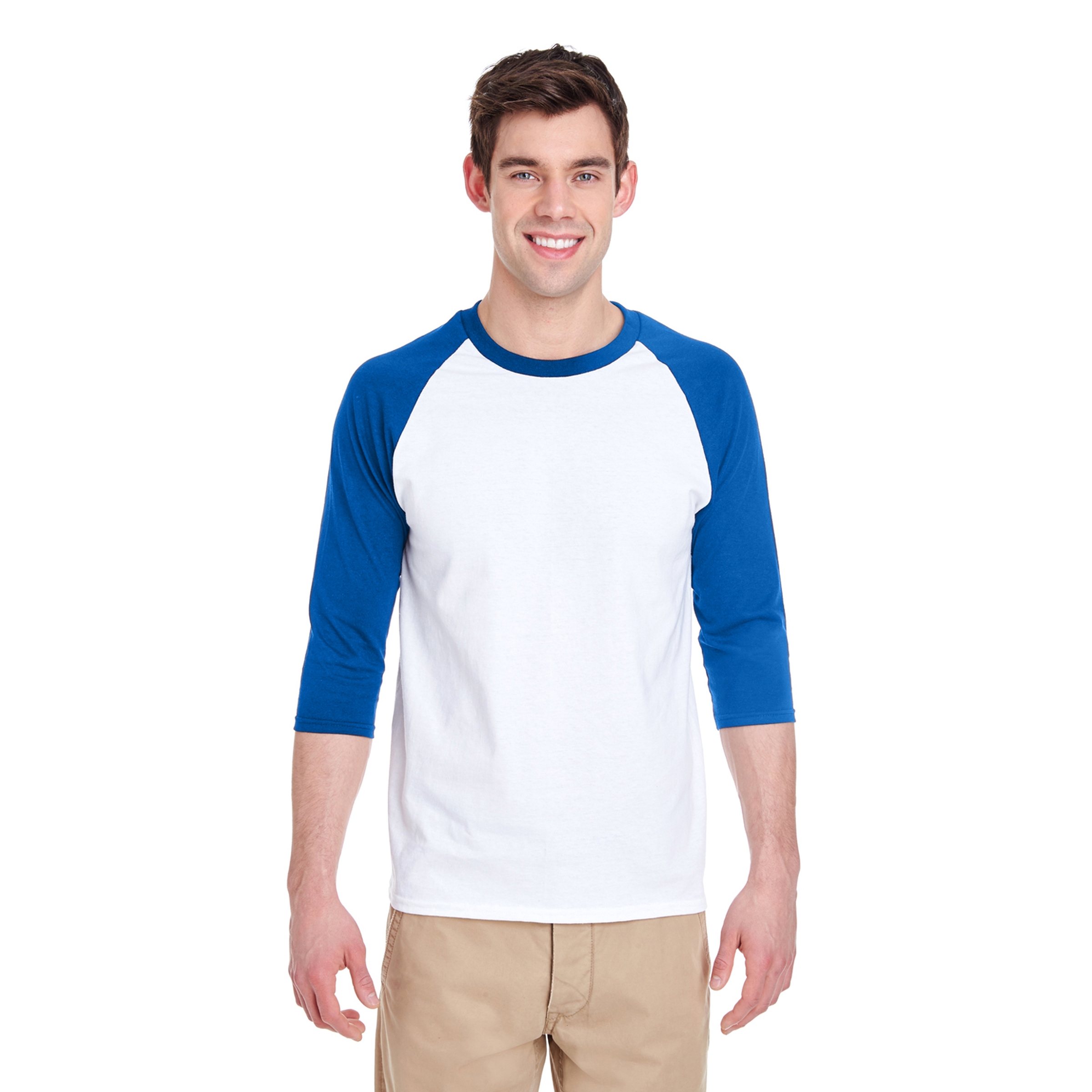 Gildan® Heavy Cotton™ Raglan Three-Quarter Sleeve T-Shirt 1