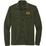 Mercer+Mettle™ Double-Knit Snap Front Emblem Jacket - Townsend Green Mercer+Mettle™ Double-Knit Snap Front Emblem Jacket - Townsend Green