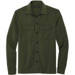 Mercer+Mettle™ Double-Knit Snap Front Emblem Jacket - Townsend Green Mercer+Mettle™ Double-Knit Snap Front Emblem Jacket - Townsend Green