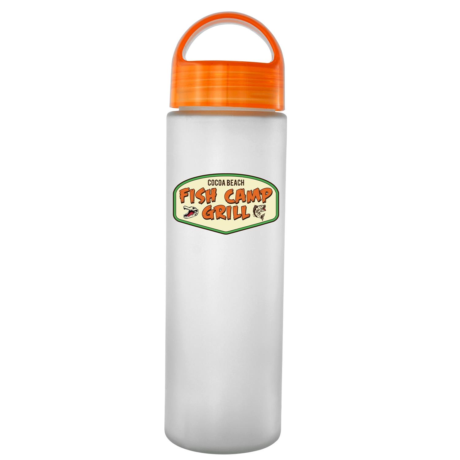 Arch 22 oz. Full Color Frosted Glass Bottle 1