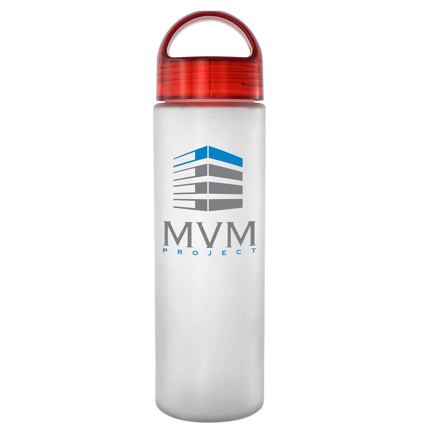 Arch 22 oz. Full Color Frosted Glass Bottle 1