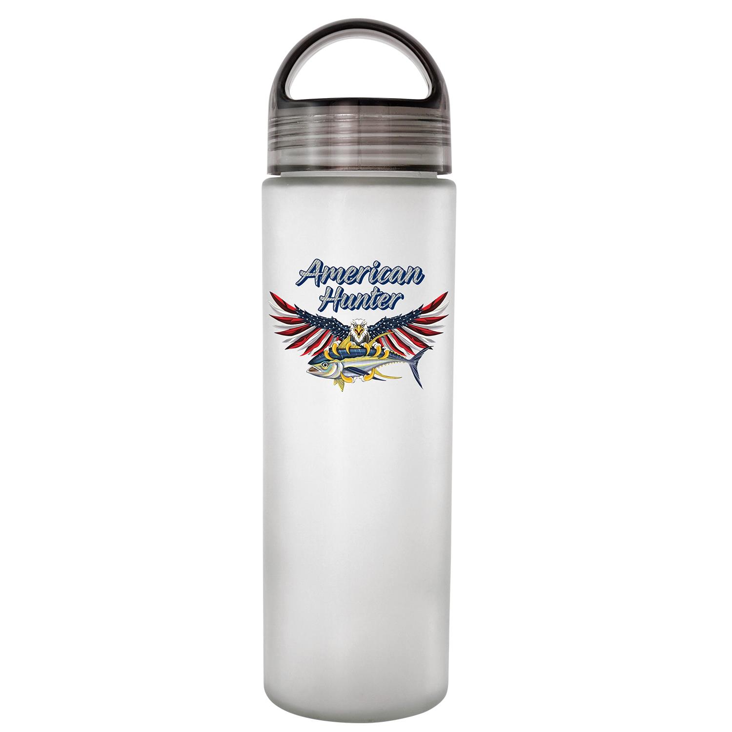 Arch 22 oz. Full Color Frosted Glass Bottle 1
