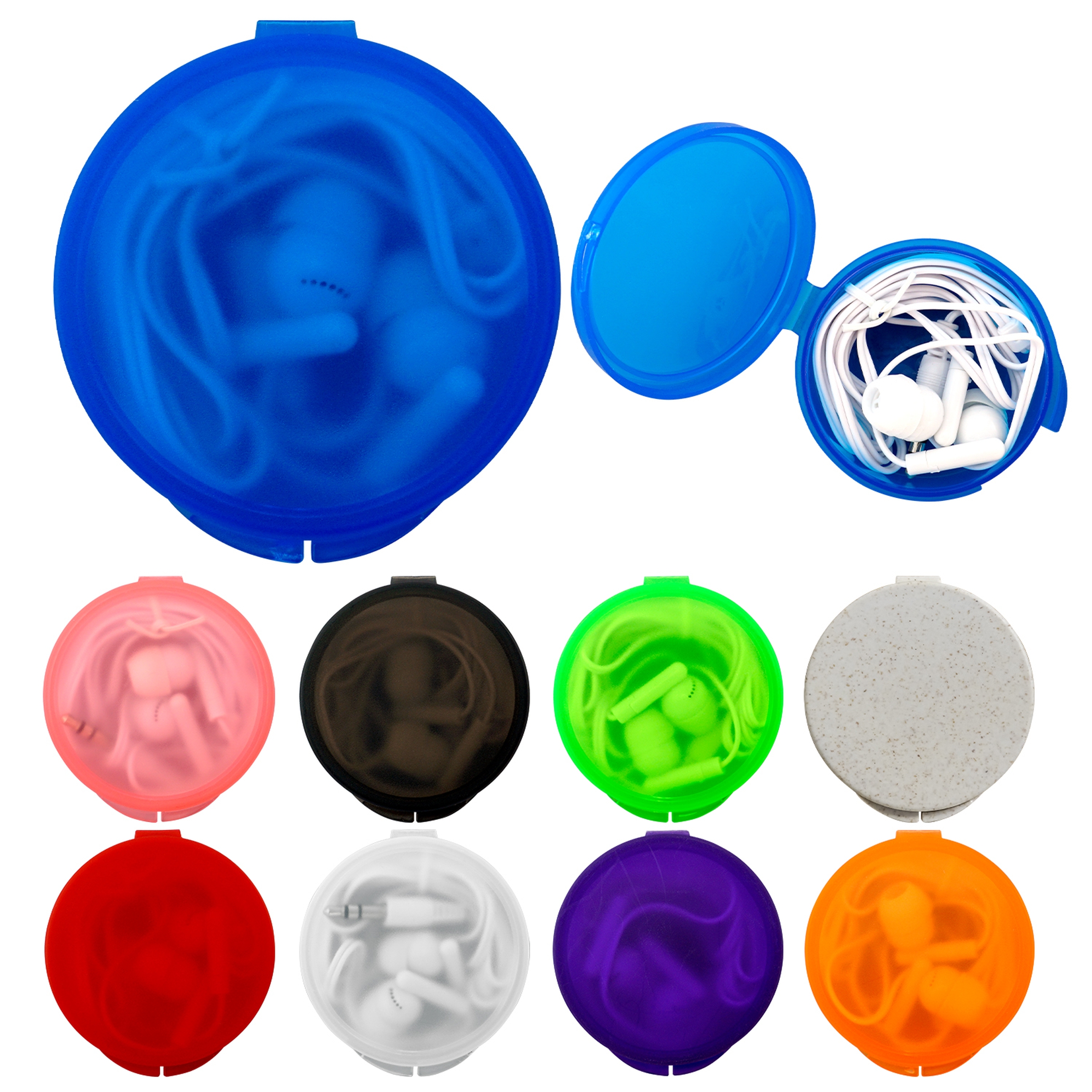 Round Ear Bud Case 1