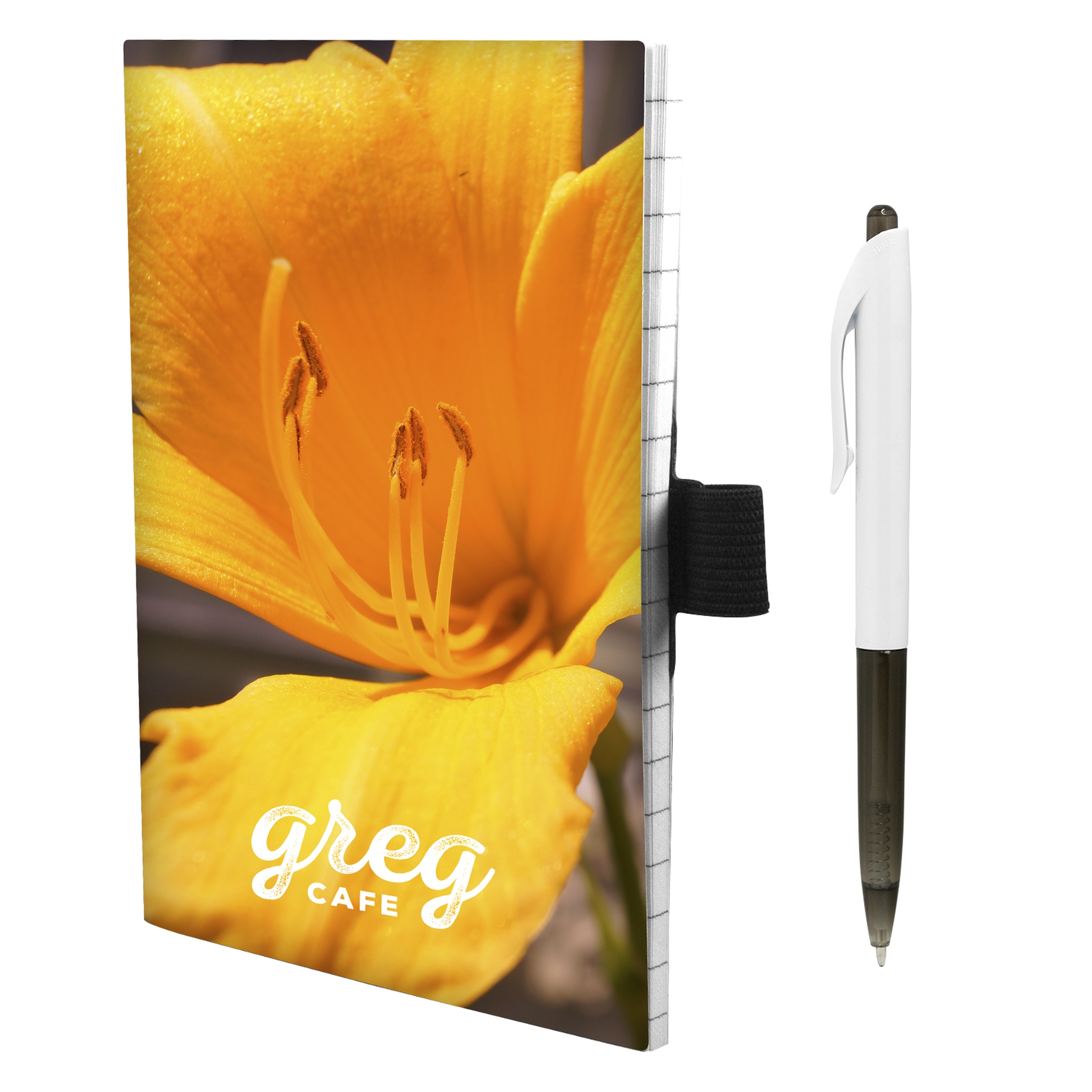 4" x 6" Perfect Paper Cover Notebook with Pen 1