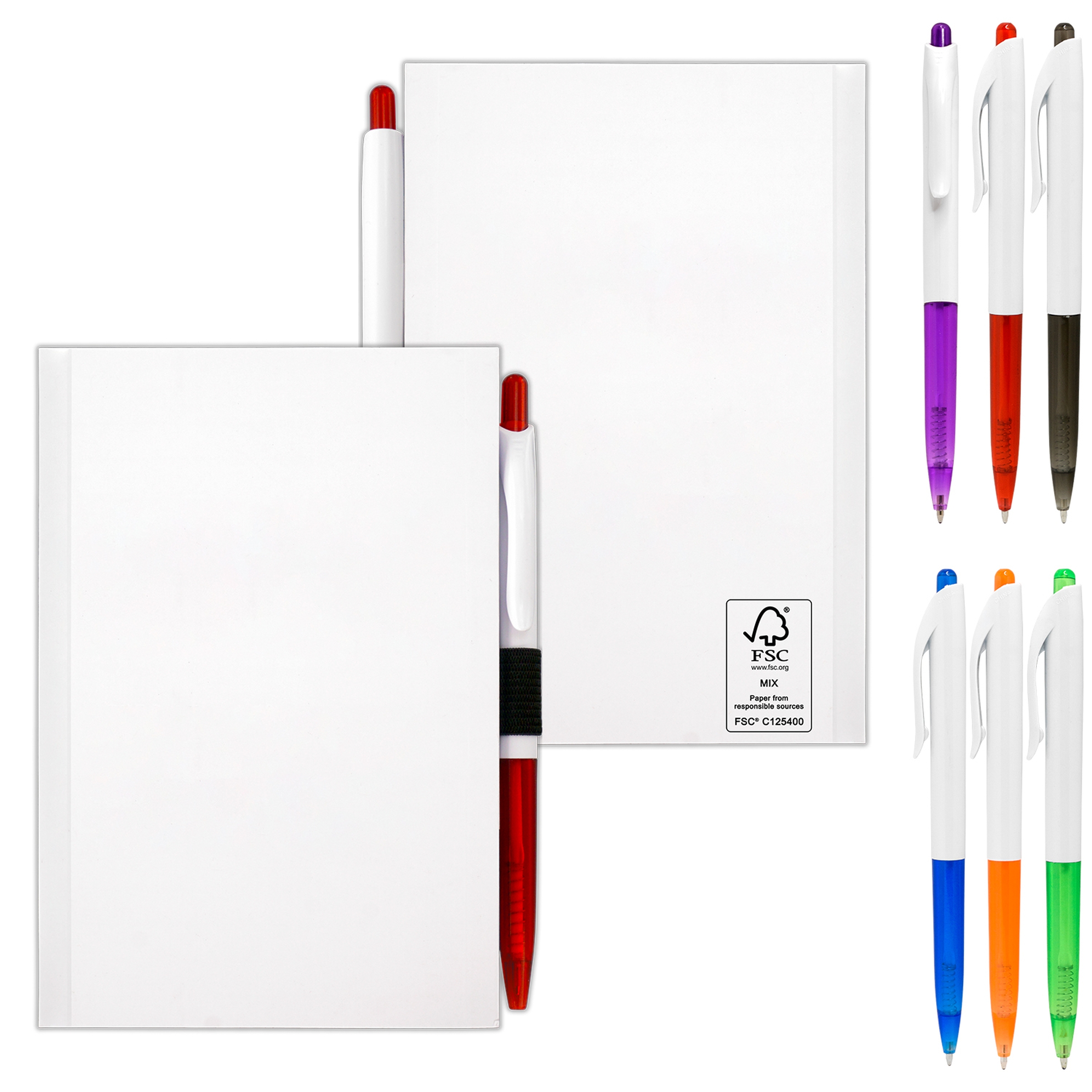 4" x 6" Perfect Paper Cover Notebook with Pen 1