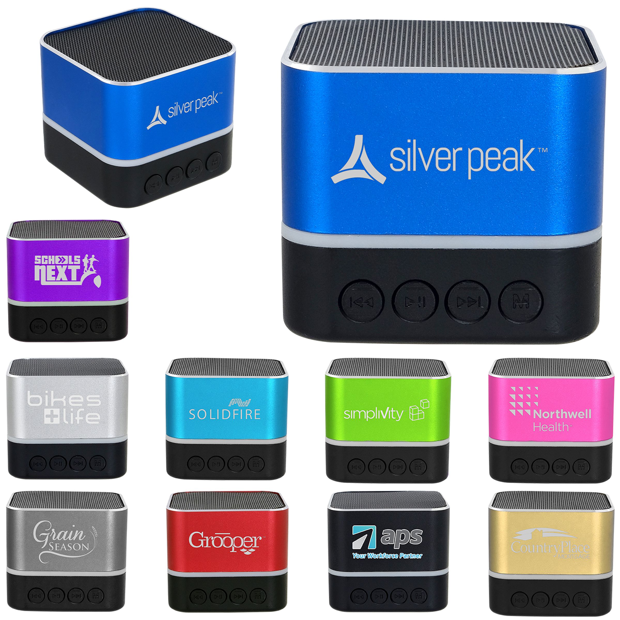 Two Tone Square Bluetooth Speaker 1