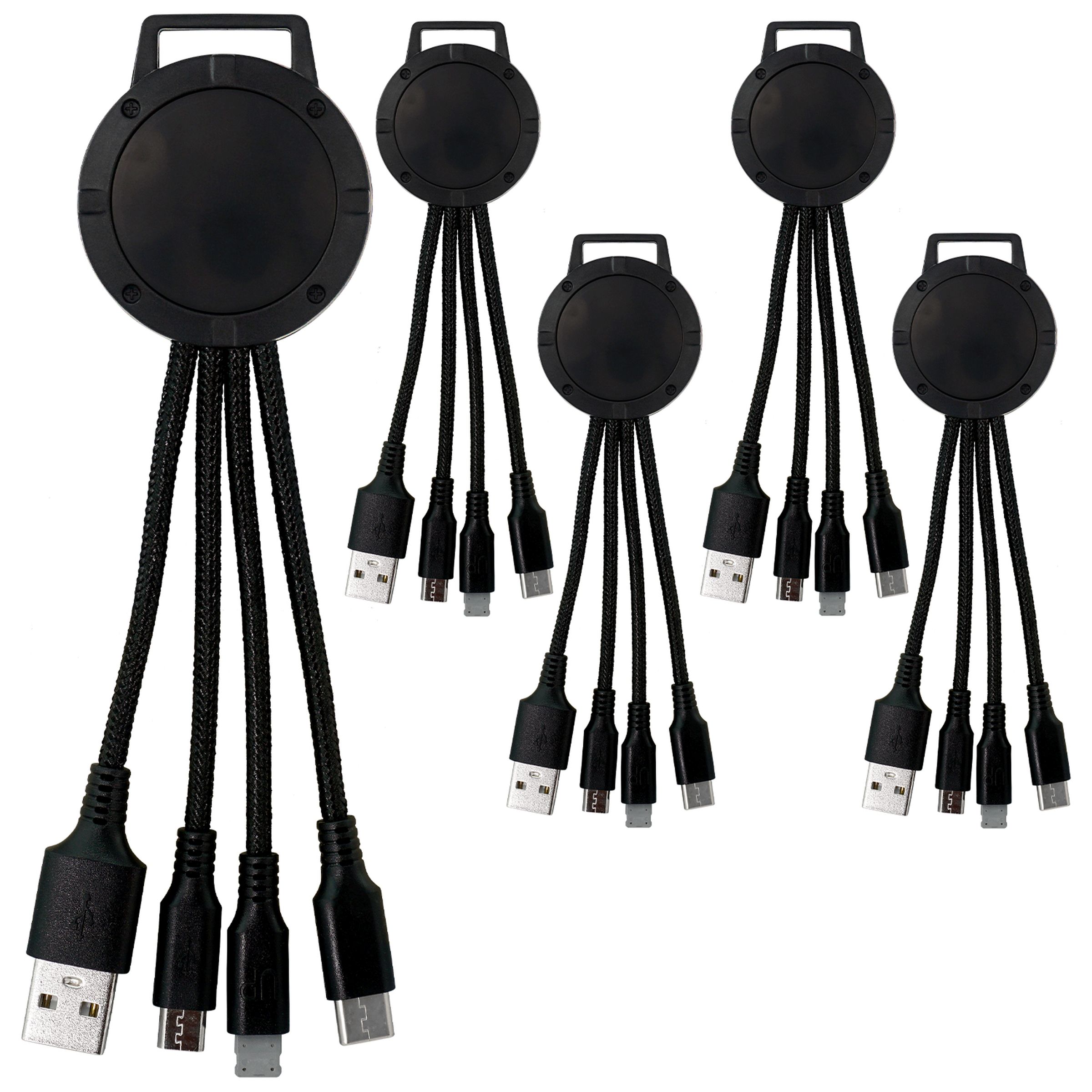 Light Up Color Two Tone 3-in-1 Charging Cable 1