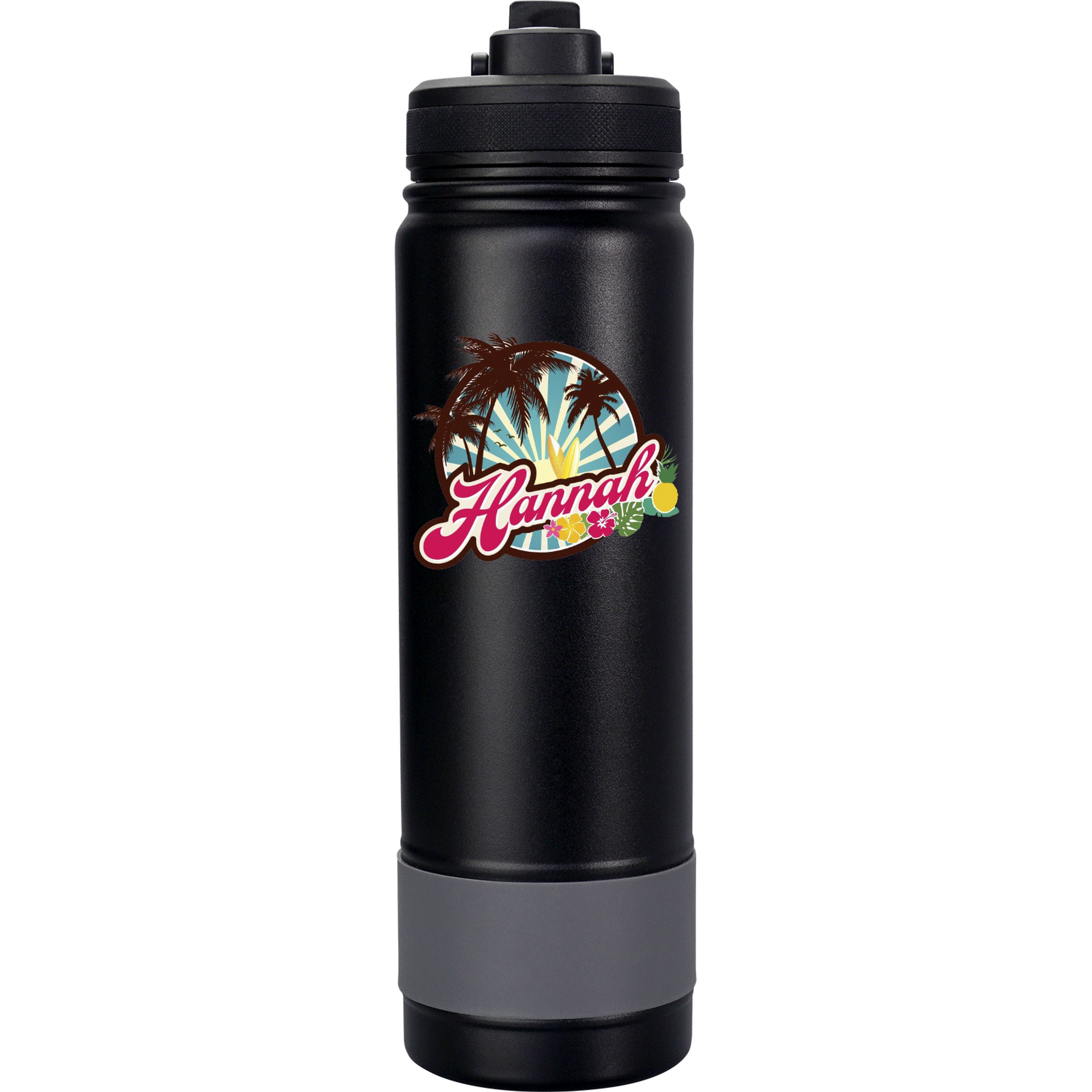 Pop Up 24 oz. Colorful Banded Bottle 1