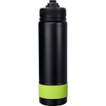 Pop Up 24 oz. Colorful Banded Bottle - Green-Blank Pop Up 24 oz. Colorful Banded Bottle - Green-Blank