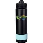 Pop Up 24 oz. Colorful Banded Bottle - Mint Pop Up 24 oz. Colorful Banded Bottle - Mint
