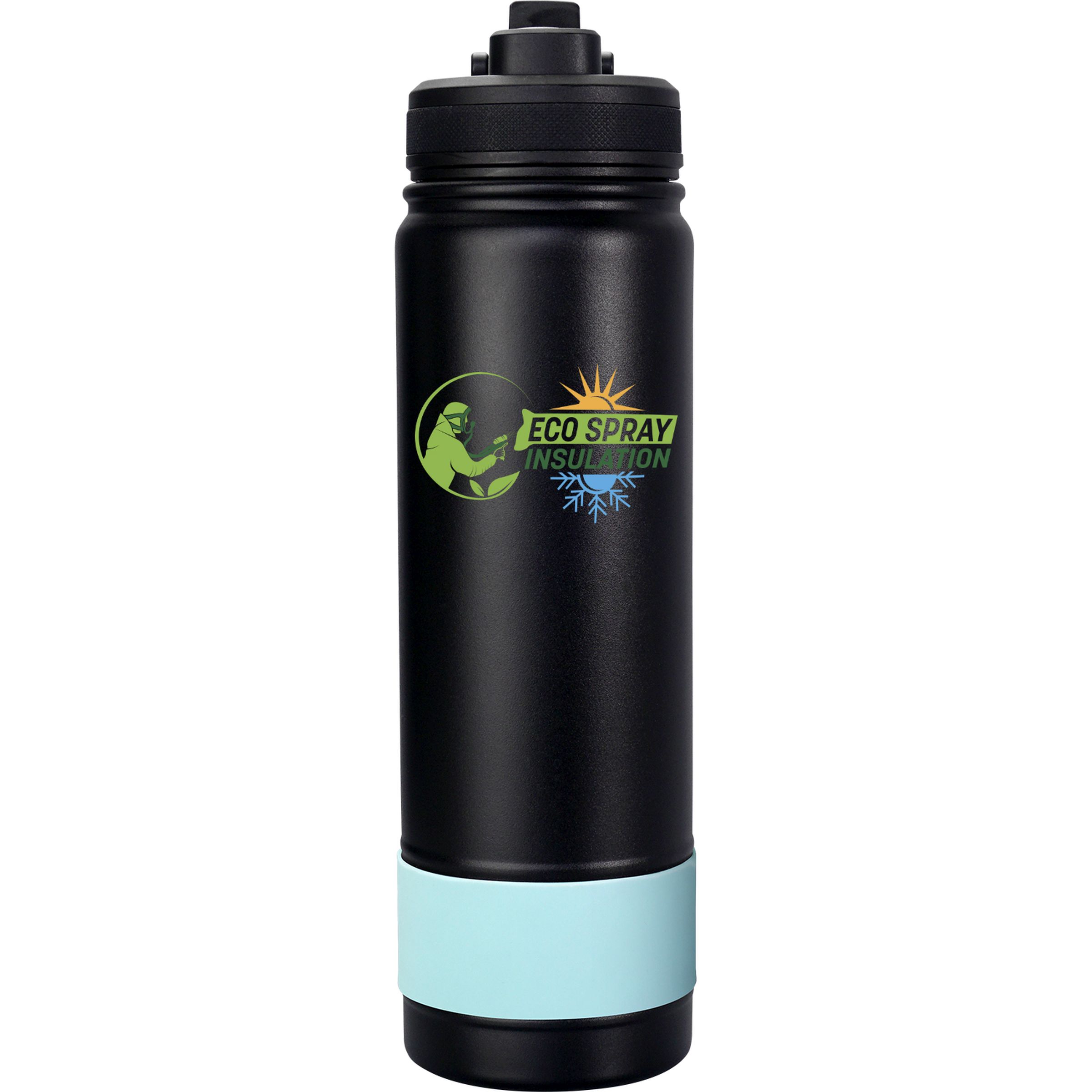 Pop Up 24 oz. Colorful Banded Bottle 1