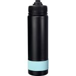 Pop Up 24 oz. Colorful Banded Bottle - Mint-Blank Pop Up 24 oz. Colorful Banded Bottle - Mint-Blank