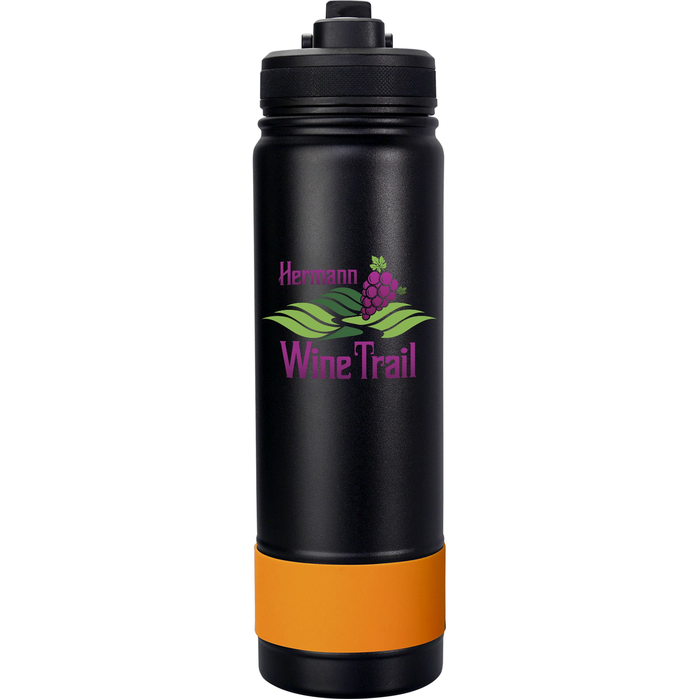 Pop Up 24 oz. Colorful Banded Bottle 1
