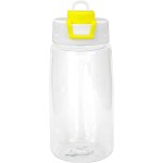 Two Tone Pop Up 18 oz. Recycled Bottle - yellow Two Tone Pop Up 18 oz. Recycled Bottle - yellow