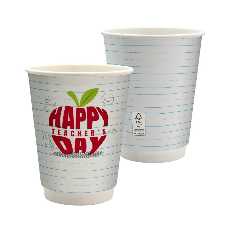 12 oz. Teacher Full Color Paper Cup 1 12 oz. Teacher Full Color Paper Cup 1