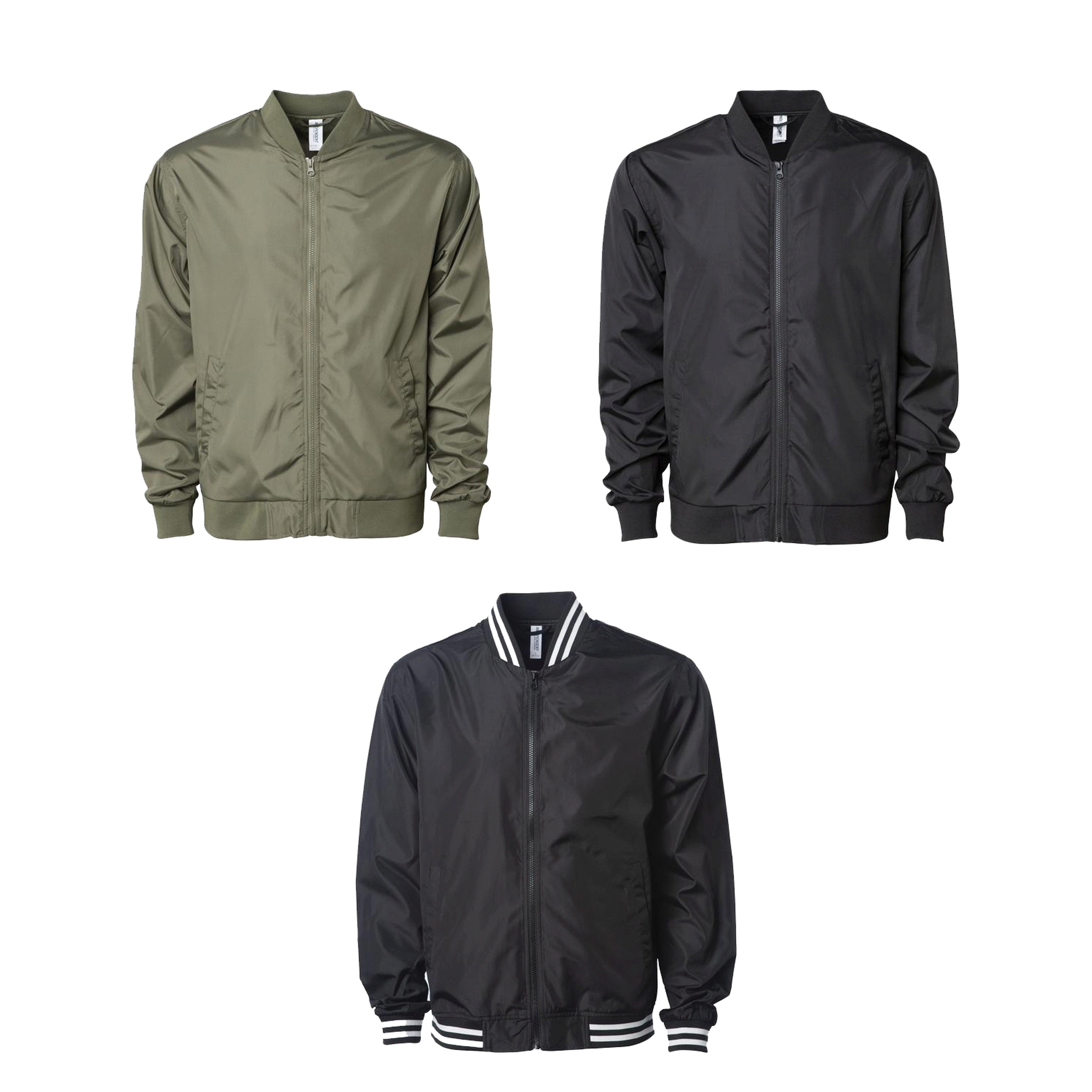Independent Trading Co.® Lightweight Bomber Jacket 1