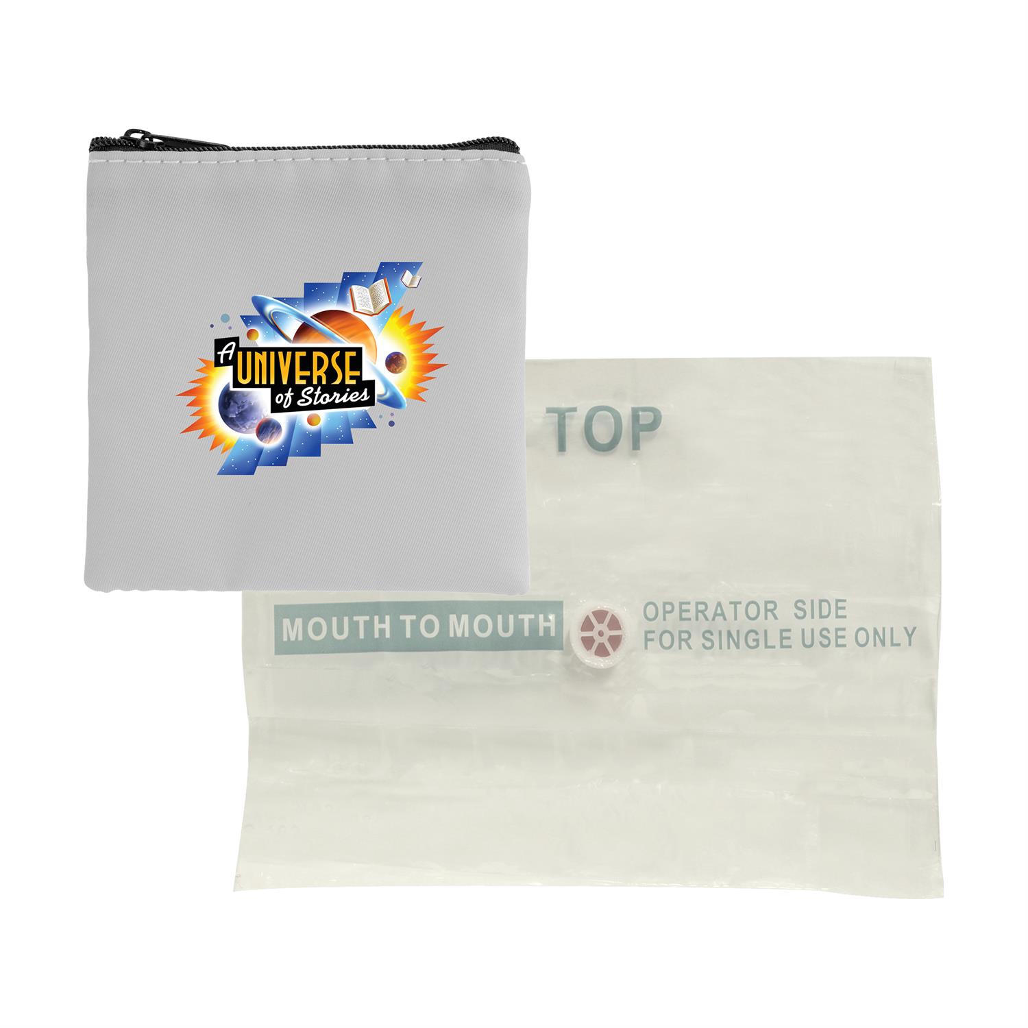 Colorful RPET CPR Face Shield Set 1